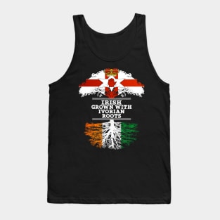 Northern Irish Grown With Ivorian Roots - Gift for Ivorian With Roots From Ivory Coast Tank Top